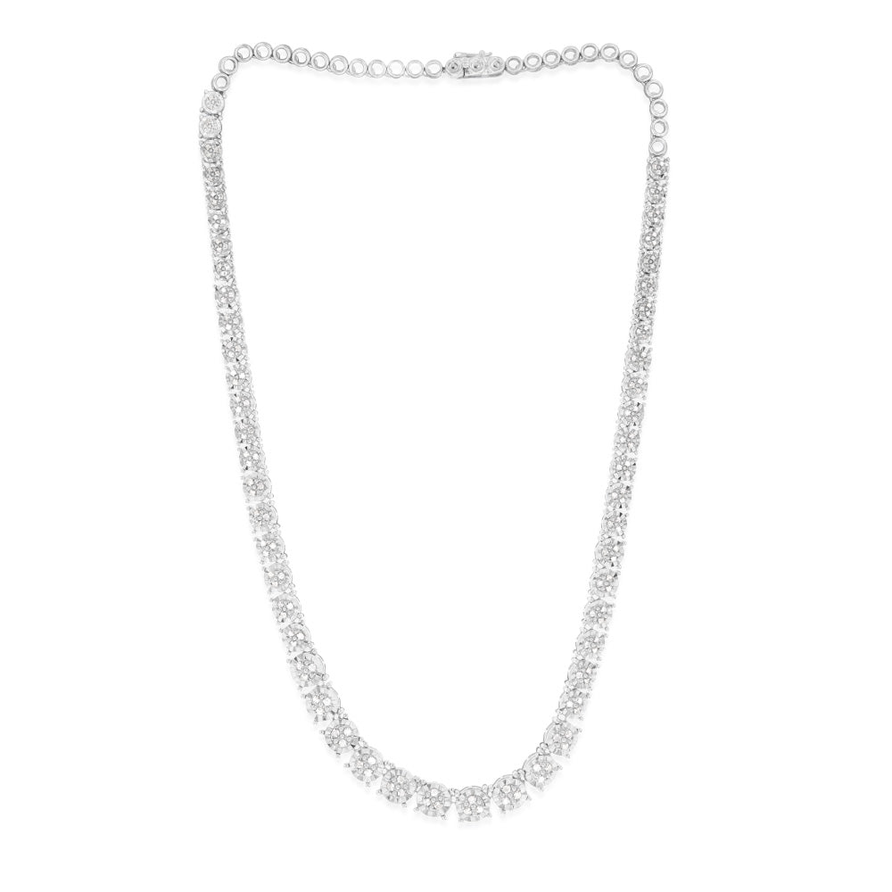 1.1 Carat Diamond Chain in Sterling Silver