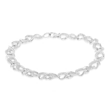 Load image into Gallery viewer, Sterling Silver &amp; 0.05Ct Diamond Bracelet