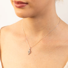 Load image into Gallery viewer, Sterling Silver &amp; Fancy Diamond Pendant