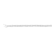 Load image into Gallery viewer, 0.95 Carat Diamond Fancy Bracelet in Sterling Silver