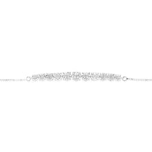 Load image into Gallery viewer, Sterling Silver 1/10 Carat Diamond Silder Bracelet