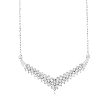 Load image into Gallery viewer, Sterling Silver  0.45 Carat Diamond Necklace