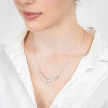 Load image into Gallery viewer, Sterling Silver  0.45 Carat Diamond Necklace