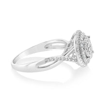 Load image into Gallery viewer, Luminesce Lab Grown Diamond Silver 1/4 Carat Dress Ring