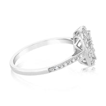 Load image into Gallery viewer, Luminesce Lab Grown 1/5 Carat Diamond Ring in Sterling Silver