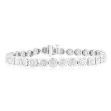 Load image into Gallery viewer, Luminesce Lab Grown 0.22Ct Diamond &amp; Silver Bracelet