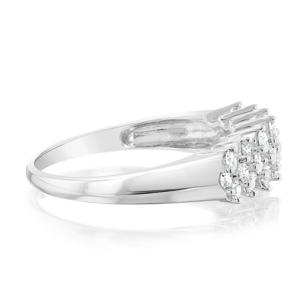 Luminesce Lab Grown 1 Carat Diamond Ring in Sterling Silver