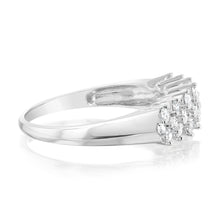 Load image into Gallery viewer, Luminesce Lab Grown 1 Carat Diamond Ring in Sterling Silver