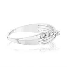 Load image into Gallery viewer, Luminesce Lab Grown 13 Diamonds Ring in Sterling Silver