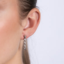 Load image into Gallery viewer, Luminesce Lab Grown 1/5 Carat Diamond Drop Earrings in Sterling Silver