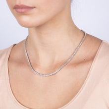 Load image into Gallery viewer, Luminesce Lab Grown 1/2 Carat Diamonds Necklace in Sterling Silver