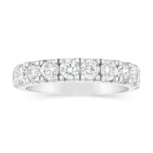 Load image into Gallery viewer, Luminesce Lab Grown 1.5 Carat Diamond Eternity Ring in Sterling Silver