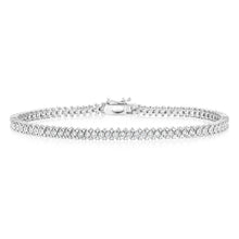 Load image into Gallery viewer, Luminesce Lab Grown 1 Carat Diamond Bracelet in Sterling Silver