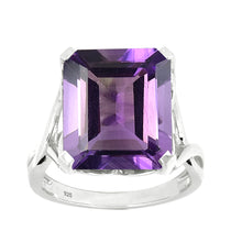 Load image into Gallery viewer, Sterling Silver Amethyst 14x12mm Cocktail Ring