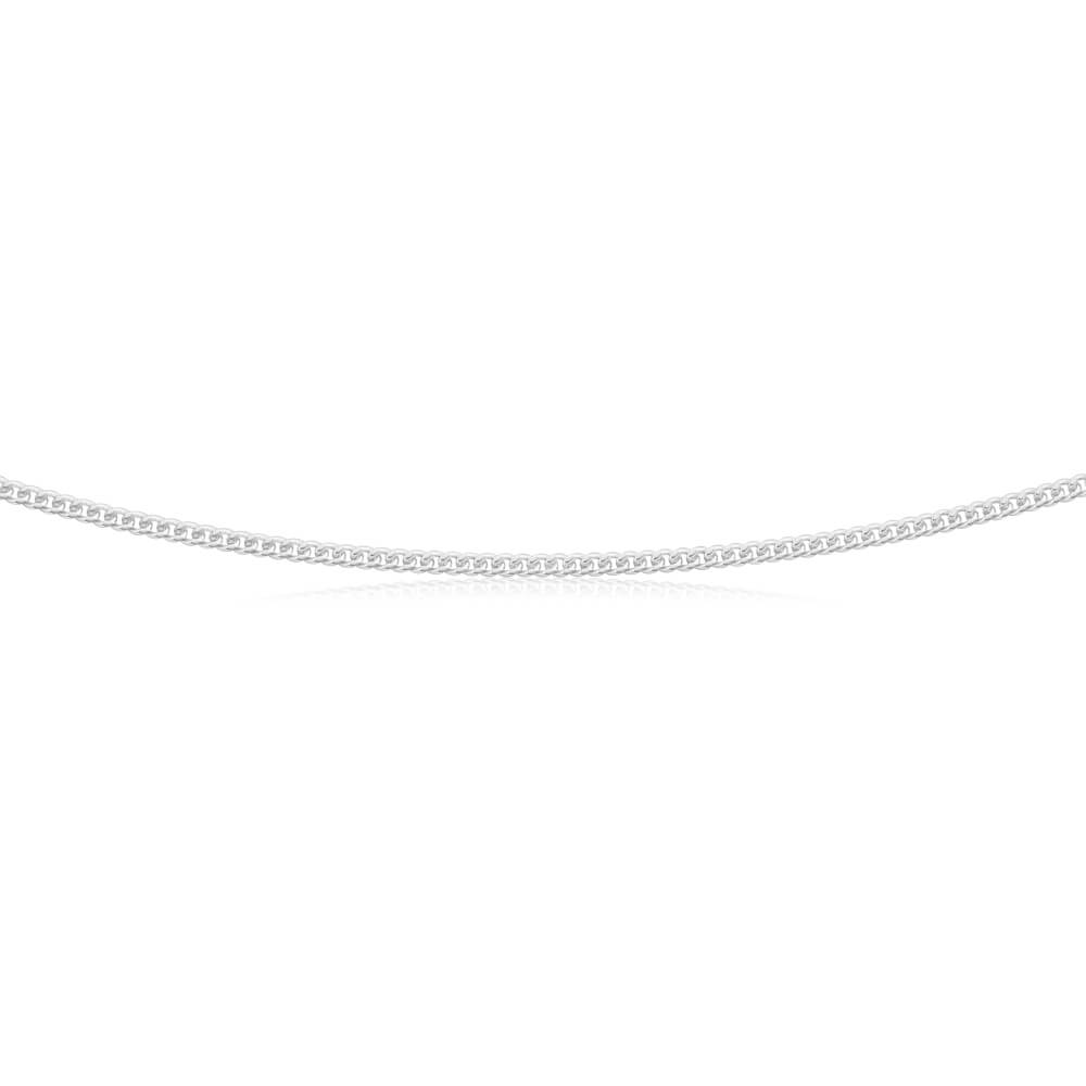 Sterling Silver 60 Gauge Curb Dicut 70cm Chain