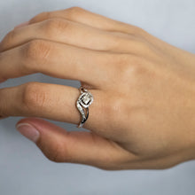 Load image into Gallery viewer, Sterling Silver Alluring Diamond Ring