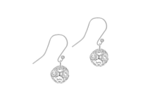 Load image into Gallery viewer, Sterling Silver Filigree Ball Drop Earrings