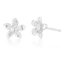 Load image into Gallery viewer, Sterling Silver Flower Stud Earrings