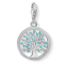 Load image into Gallery viewer, Sterling Silver Thomas Sabo Charm Club Turquoise Tree of Life