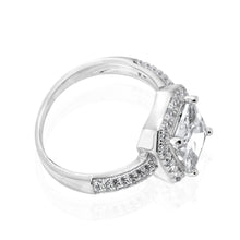 Load image into Gallery viewer, Sterling Silver Cubic Zirconia Stone Ring