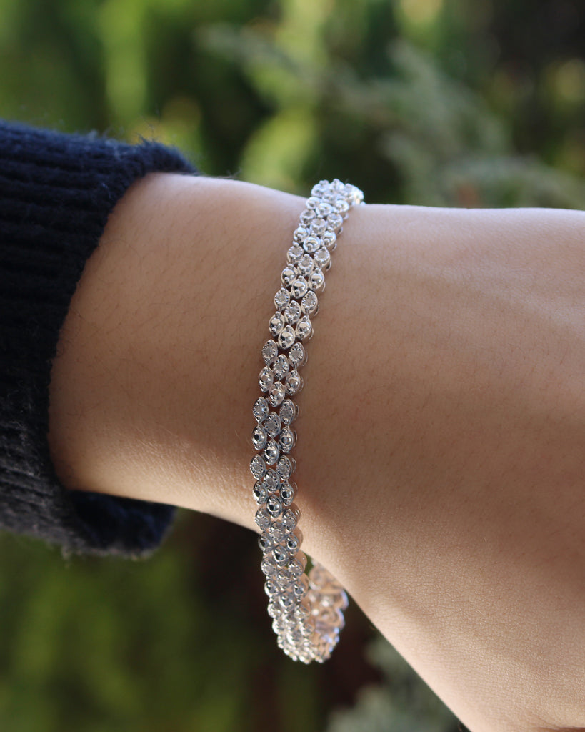 1/2 Carat Diamond 18.5cm Bracelet in Sterling Silver