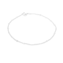 Load image into Gallery viewer, Sterling Silver 26cm Fancy Dicut Anklet