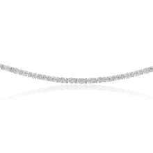 Load image into Gallery viewer, Sterling Silver 1/4 Carat Diamond Fancy 18cm Bracelet