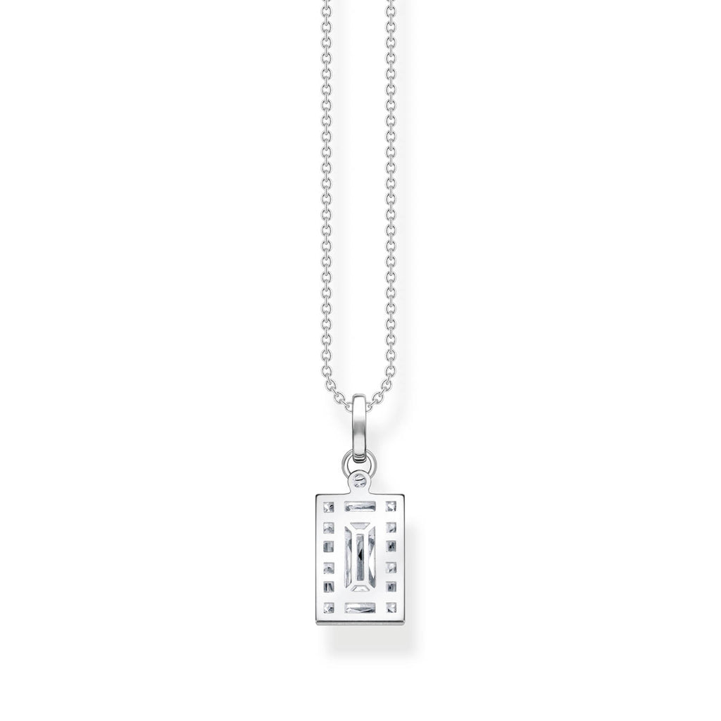 Thomas Sabo Heritage Sterling Silver CZ Pendant on 40-45cm Chain