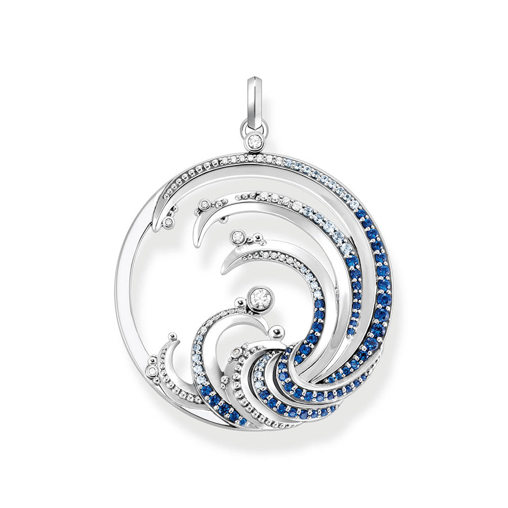 Thomas Sabo Blue Cubic Zirconia Pendant