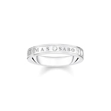 Load image into Gallery viewer, Thomas Sabo Sterling Silver Sparkling Circle T S Since 1984  Ring