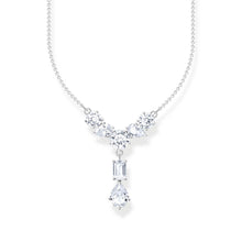 Load image into Gallery viewer, Thomas Sabo Sterling Silver Heritage White CZ Drop 40-45cm Chain.