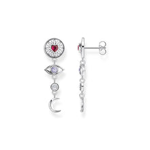 Load image into Gallery viewer, Thomas Sabo Sterling Silver Heritage White CZ Drop Single Cuff Earring