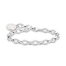 Load image into Gallery viewer, Thomas Sabo Sterling Silver Charmista Chunky Belcher 17cm Bracelet