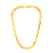 Load image into Gallery viewer, Sterling Silver Gold Plated Herringbone 45cm Chain