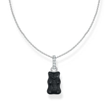 Load image into Gallery viewer, Thomas Sabo Sterling Silver Haribo Black Bear Pendant On 40-45cm Chain