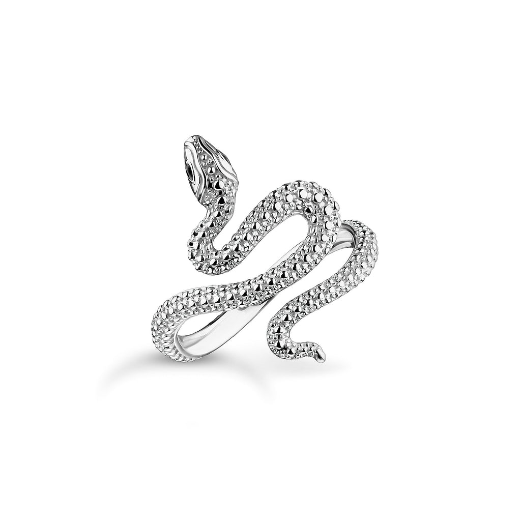 Thomas Sabo Sterling Silver True Romance Snake Ring