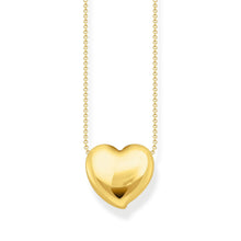 Load image into Gallery viewer, Thomas Sabo Gold Plated Sterling Silver Bold Heart Pendant On 40-45cm Chain