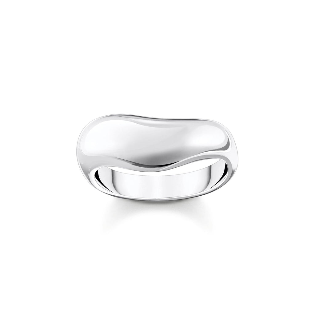 Thomas Sabo Sterling Silver Bold Organic Wave Ring