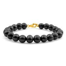 Load image into Gallery viewer, Black Freshwater 19cm Pearl Bracelet