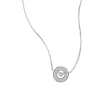 Load image into Gallery viewer, Emporio Armani Sterling Silver Key Basics CZ Pendant On Chain