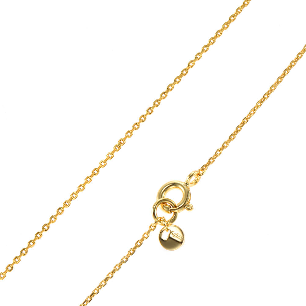 Michael Kors 14ct Yellow Gold Plated Sterling Silver Premium Interlocking Circle Pendant with Chain