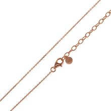 Load image into Gallery viewer, Emporio Armani Rose Gold Plated Sterling Silver Key Basics CZ Pendant On Chain