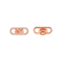 Load image into Gallery viewer, Michael Kors 14ct Rose Gold Plated Sterling Silver Premium Stud Earring